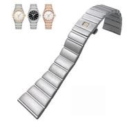 CHCWR 15 mm 17 mm 18 mm 23 mm 25 mm Forme concave Bandle de montre en acier inoxydable Fix pour les bracelets à sangle de montre en argent Omega Constellation