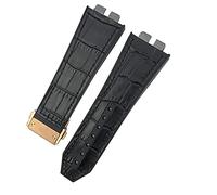 CHCWR 17 * 27 mm Band de montre en silicone en caoutchouc pour 42 mm 441 440 Sangle de montre à libération rapide de mollets / 28/17 * 27 mm