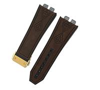 CHCWR 17 * 27 mm Band de montre en silicone en caoutchouc pour 42 mm 441 440 Sangle de montre à libération rapide de mollets / 28/17 * 27 mm