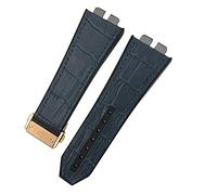CHCWR 17 * 27 mm Band de montre en silicone en caoutchouc pour 42 mm 441 440 Sangle de montre à libération rapide de mollets / 28/17 * 27 mm