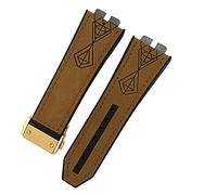 CHCWR 17 * 27 mm Band de surveillance en silicone en caoutchouc pour 42 mm 441 440 Sangle de montre à libération rapide de mollets / 22/17 * 27 mm
