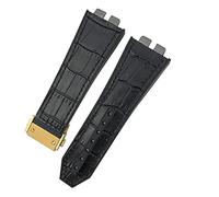 CHCWR 17 * 27 mm Band de surveillance en silicone en caoutchouc pour 42 mm 441 440 Sangle de montre à libération rapide de mollets / 22/17 * 27 mm