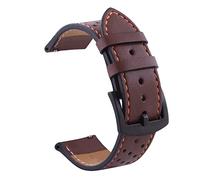 CHCWR 20 22 mm Band pour Galaxy Watch 4 / Classic / 3/46/42 mm/actif 2 Gear S3 / 3 41 45 mm Bracelet en cuir Wirstband Universal (Couleur: Couleur B, taille: 22 mm universel)