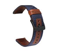 CHCWR 20 22 mm Band pour Galaxy Watch 4 / Classic / 3/46/42 mm/actif 2 Gear S3 / 3 41 45 mm Bracelet en cuir Wirstband Universal (Couleur: Couleur B, taille: 22 mm universel)