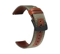 CHCWR 20 22 mm Band pour Galaxy Watch 4 / Classic / 3/46/42 mm/actif 2 Gear S3 / 3 41 45 mm Bracelet en cuir Wirstband Universal (Couleur: Couleur B, taille: 22 mm universel)