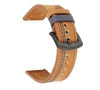 CHCWR 20 22 mm Band pour Galaxy Watch 4 / Classic / 3/46/42 mm/actif 2 Gear S3 / 3 41 45 mm Bracelet en cuir Wirstband Universal (Couleur: Couleur B, taille: 22 mm universel)