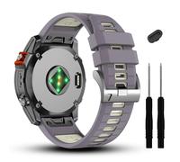 CHCWR 20 mm compatible avec Fenix 7S 7S Pro 6S 6S Pro 5S 5S plus bande de montre, sangles en silicone souple pour approche S70 42 mm/instinct 2s / descente MK2S Smartwatch