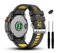 CHCWR 20 mm compatible avec Fenix 7S 7S Pro 6S 6S Pro 5S 5S plus bande de montre, sangles en silicone souple pour approche S70 42 mm/instinct 2s / descente MK2S Smartwatch