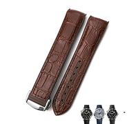 CHCWR 21 mm 22 mm en cuir en caoutchouc de montre 19 mm 20 mm pour Omega Seamaster 300 Speedmaster AT150 Hydroconquest Sports Sobre