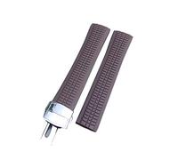 CHCWR 21 mm Fluorine Rubber Watch Band pour Patek Aquanaut Philippe pour pp 5164a 5167a-001watch Bracelete accessoires de bracelete (couleur: bleu, taille: 21 mm)