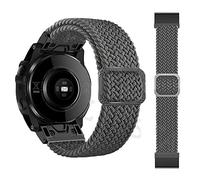 CHCWR 22 26 mm Bracelet en nylon boucle pour enduro Watch Band Fenix 6 6x Pro 5 5x Plus/Tactix Delta/Mk2i/Fenix 7 7x EPIX Smart Watchband, 26mm Fenix 6X 6XPro, A