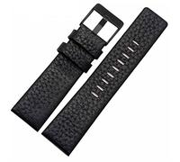 CHCWR 22 mm 24 mm 26 mm 28 mm 30 mm Bande de montre en cuir authentique pour diesel DZ7259 DZ7256 DZ7265 STRAPE DE MONTRE (couleur: or rose blanche, taille: fermoir noir noir)