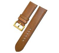 CHCWR 23 mm 22 mm Bandoues de montre Vache Vache pour Zenith pour Tudor Black Bay Bronze Handmade Brown Warth