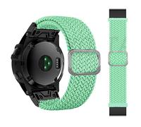 CHCWR 26 22 mm Sport Nylon Watchband Wristrap pour Fenix 7 7x 6x 6 Pro 5x 5 EPIX 3HR Fit Emple Fit Release Bracelet Bracelet (Couleur: rouge et blanc, taille: 22 mm Fenix 5 6 935)