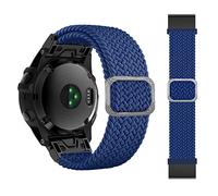 CHCWR 26 22 mm Sport Nylon Watchband Wristrap pour Fenix 7 7x 6x 6 Pro 5x 5 EPIX 3HR Fit Emple Fit Release Bracelet Bracelet (Couleur: rouge et blanc, taille: 22 mm Fenix 5 6 935)