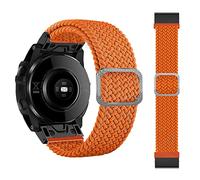 CHCWR 26 22 mm Sport Nylon Watchband Wristrap pour Fenix 7 7x 6x 6 Pro 5x 5 EPIX 3HR Fit Emple Fit Release Bracelet Bracelet (Couleur: rouge et blanc, taille: 22 mm Fenix 5 6 935)