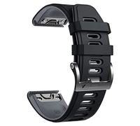 CHCWR 26 mm 22 mm Band de bracelet à libération rapide pour Fenix 7 7x 6x 6x Pro 5x 3 3hr EasyFit Watchband pour Fenix 6 6 Pro montre (couleur: jaune noir, taille: 22 mmfenix 6 pro)