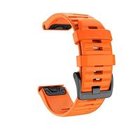 CHCWR 26 mm sport silicone watchband wristStrap pour fenix 6x 6 6s pro 5x 5s 5s plus 3 h 20 22 mm fit release wirstband (couleur: gris, taille: 26 mm fenix 5x 6x pro)