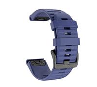 CHCWR 26 mm sport silicone watchband wristStrap pour fenix 6x 6 6s pro 5x 5s 5s plus 3 h 20 22 mm fit release wirstband (couleur: gris, taille: 26 mm fenix 5x 6x pro)