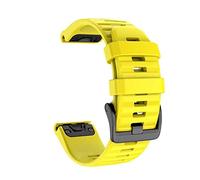 CHCWR 26 mm sport silicone watchband wristStrap pour fenix 6x 6 6s pro 5x 5s 5s plus 3 h 20 22 mm fit release wirstband (couleur: gris, taille: 26 mm fenix 5x 6x pro)