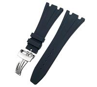 CHCWR 27 mm 28 mm Band de montre en caoutchouc fluor