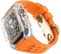 CHCWR 49 mm 45 mm 44 mm Transparent Watch Case Band Mod Mod Kit ， pour Ultra 2 8/7/6/5/4/S SERI