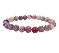 CHCWR 8 mm bracelets de perles rondes d'or de 8 mm pour la perle pour femmes