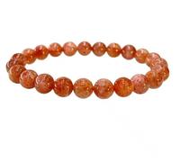 CHCWR 8 mm bracelets de perles rondes d'or de 8 mm pour la perle pour femmes