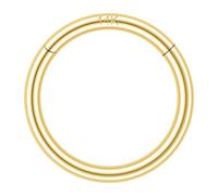 CHCWR Anneaux de nez 18g / 16g solides 14K, anneaux septum de segment à charnière 6/8/10 mm, réalité lèvre Tragus Helix Cartilage conque boucles d'oreille perçage pour femmes hommes