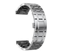 CHCWR Band de luxe en acier inoxydable pour Galaxy Watch 5 Pro 40 / 44mm 42/46 mm pour GT 2/3 Pro STRAP METAL 22 mm 22 mm.