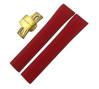 CHCWR Band de montée en caoutchouc de 21 mm pour PP 5164A 5167A Bracelets de sangle de montre en silicone étanche/argent orange / 21 mm