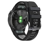 CHCWR Band de montre à libération rapide de 26 mm pour Fenix 6x Pro 5x Plus Watchs Band élastique Ajustement STRAP DE NYLON POUR FENIX 6XPRO 5X