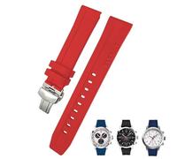 CHCWR Band de montre de 19 mm 20 mm pour tissot T114417 T114 Silicone en caoutchouc Silicone Bracele Butterfly fermoir Bracelets sport imperméables