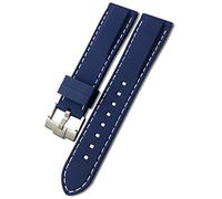 CHCWR Band de montre en caoutchouc 19 mm 21 mm 20 mm 22 mm 23,0 mm 24 mm pour sangle de montre en silicone étanche à étanche/jaune noir / 20 mm