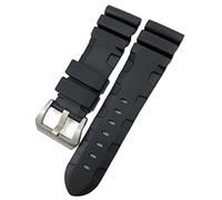 CHCWR Bande de montée en caoutchouc 22 mm 24 mm 26 mm Sigle de montre en silicone pour bracelet imperméable Panerai submersible Luminor Pam