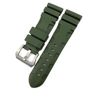 CHCWR Bande de montée en caoutchouc 22 mm 24 mm 26 mm Sigle de montre en silicone pour bracelet imperméable Panerai submersible Luminor Pam