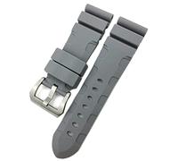 CHCWR Bande de montée en caoutchouc 22 mm 24 mm 26 mm Sigle de montre en silicone pour bracelet imperméable Panerai submersible Luminor Pam