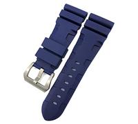 CHCWR Bande de montée en caoutchouc 22 mm 24 mm 26 mm Sigle de montre en silicone pour bracelet imperméable Panerai submersible Luminor Pam