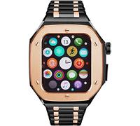 CHCWR Bande de montre de boîtier de pare-chocs en acier inoxydable ， pour 8 7 6 5 4 SE 45 mm 44 mm, Kit MOD MOD BRACKET INTÉGRÉ STRAPE EN TOCH