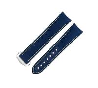CHCWR Bande de montre d'extrémité incurvée de 20 mm pour sangle oméga Ligne jaune haute densité en nylon