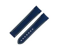 CHCWR Bande de montre d'extrémité incurvée de 20 mm pour sangle oméga Ligne jaune haute densité en nylon