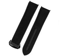 CHCWR Bande de montre en caoutchouc en nylon pour hommes oméga hommes déploient le fermoir watch accessoire silicone watch bracelet chaîne