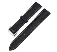 CHCWR Bande de montre en nylon de 19 mm 21 mm 22 mm 22 mm de haute densité pour Omega Planet Ocean Seamaster 300 Speedmaster Tissu en cuir en cuir Sangle de montre