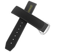 CHCWR Bandoue de montre en caoutchouc 22 mm 20 mm 19 mm 21 mm Slecche de montre pour Omega Speedmaster Heritage Seamaster Silicone étanche Sport Bracelet