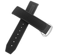 CHCWR Bandoue de montre en caoutchouc 22 mm 20 mm 19 mm 21 mm Slecche de montre pour Omega Speedmaster Heritage Seamaster Silicone étanche Sport Bracelet