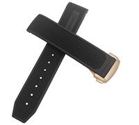 CHCWR Bandoue de montre en caoutchouc 22 mm 20 mm 19 mm 21 mm Slecche de montre pour Omega Speedmaster Heritage Seamaster Silicone étanche Sport Bracelet