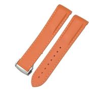 CHCWR Bands de montre en silicone en caoutchouc pour Omega Seamaster 300 Speedmaster Brand Brand Brand Blue Black Orange 20mm 21 mm 22 mm