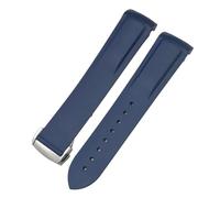 CHCWR Bands de montre en silicone en caoutchouc pour Omega Seamaster 300 Speedmaster Brand Brand Brand Blue Black Orange 20mm 21 mm 22 mm