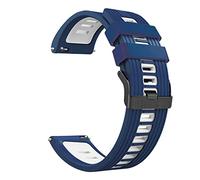 CHCWR Bands de sangle en silicone pour Pro 3/3 GPS LTE Smart Watchband Bracelet Bracelet Stracts, confortable, longueur réglable, design moderne, noir, 22 mm, 1 compte, unisexe