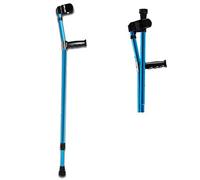 CHCWR Béquilles d'avant-bras - Pliantes - Ultra légères - En aluminium - Double réglage - Avec poignées confortables - En métal pliable - 1 pièce